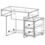 Схема сборки Маникюрный стол Берри BMS