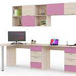 Угловой письменный стол для двоих Виктория 20 BMS - Фото 4