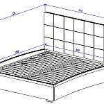 Чертеж Кровать Луиджи 3 BMS