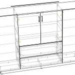 Чертеж Комод 4D2S Togo BMS