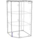 ЭСКИЗ Шкаф верхний угловой  Гренада BMS (550х1000х550)