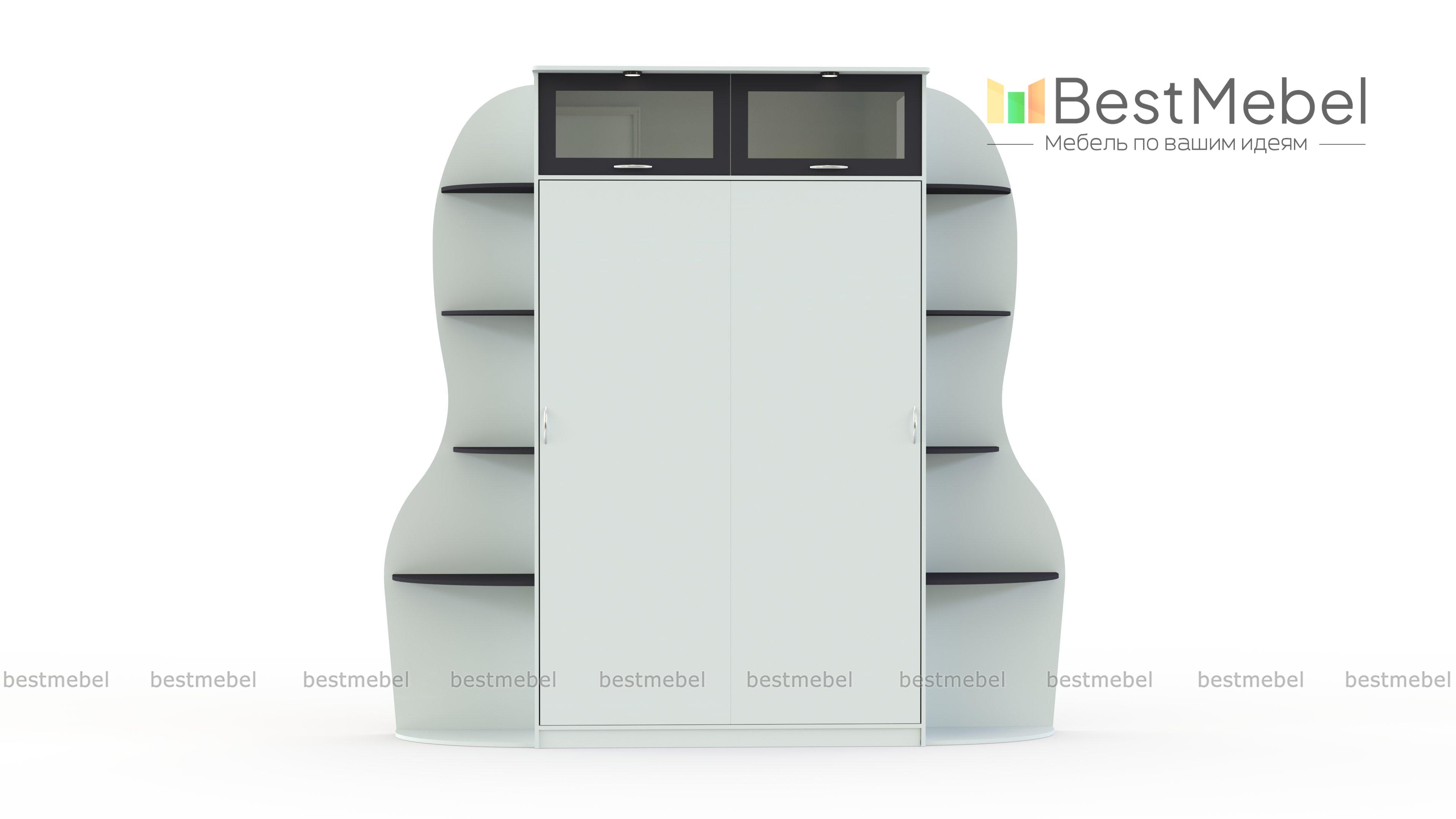 Шкаф-кровать трансформер Марио 41 BMS - Фото