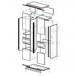 Чертеж Шкаф-купе P-020 BMS