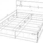 Чертеж Кровать Ривьера-1 BMS
