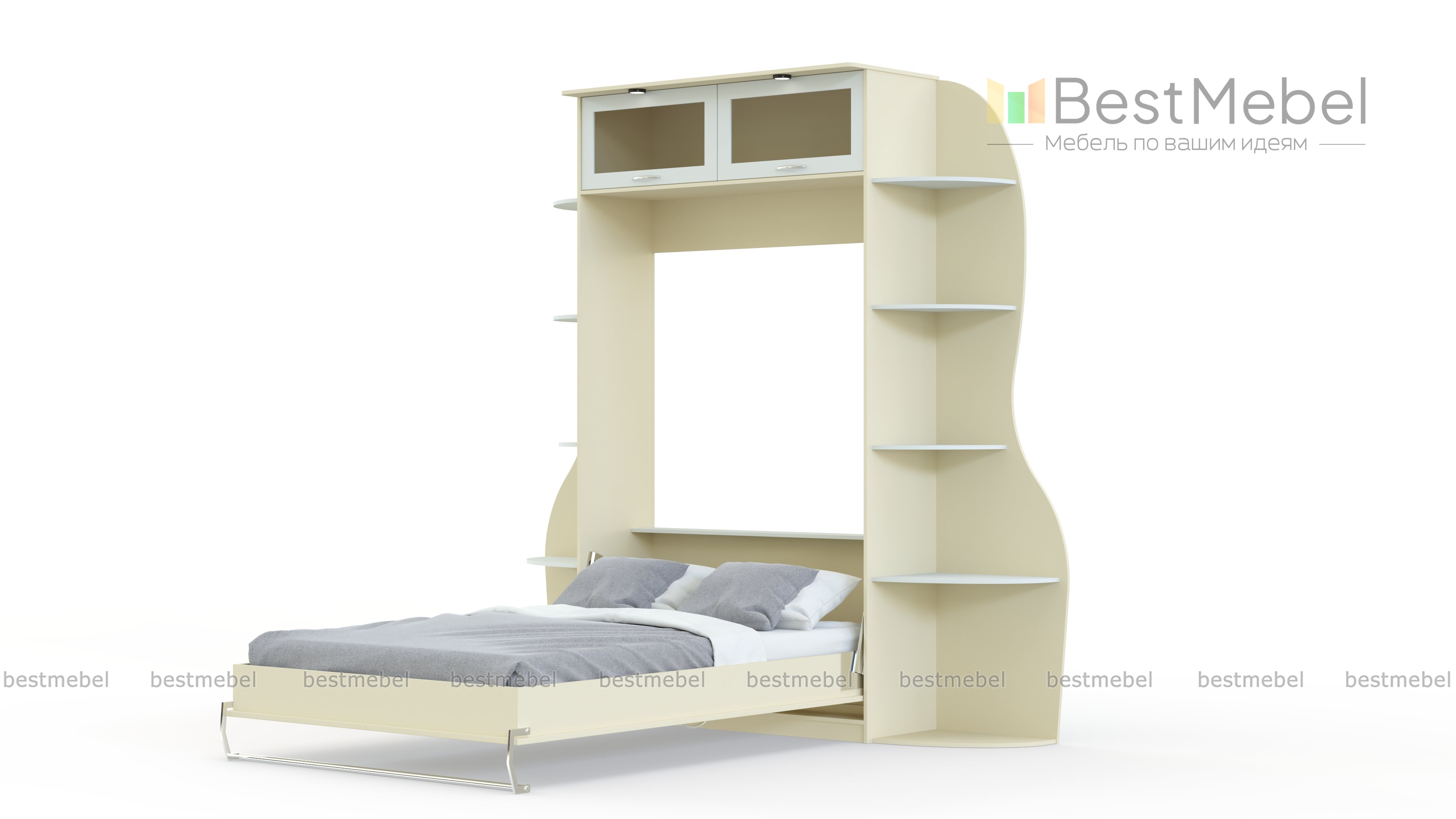 Шкаф-кровать трансформер Марио 41 BMS