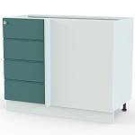 Тумба напольная угловая Квадро BMS - Фото 5