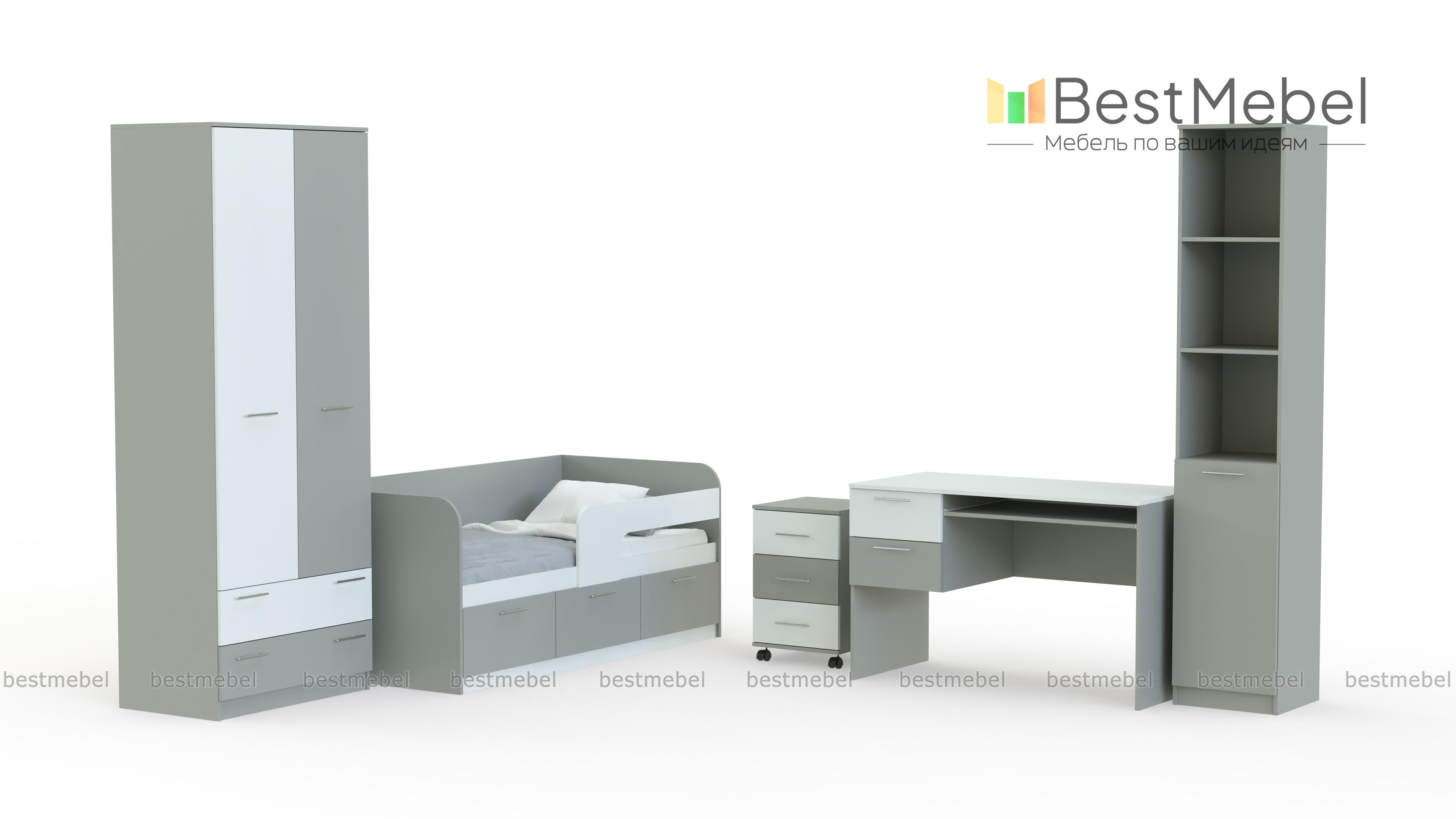 Мебель для детской комнаты Рико Модерн BMS - Фото