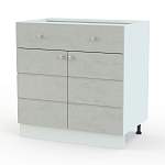 Тумба напольная Квадро 1 ящик BMS - Фото 4