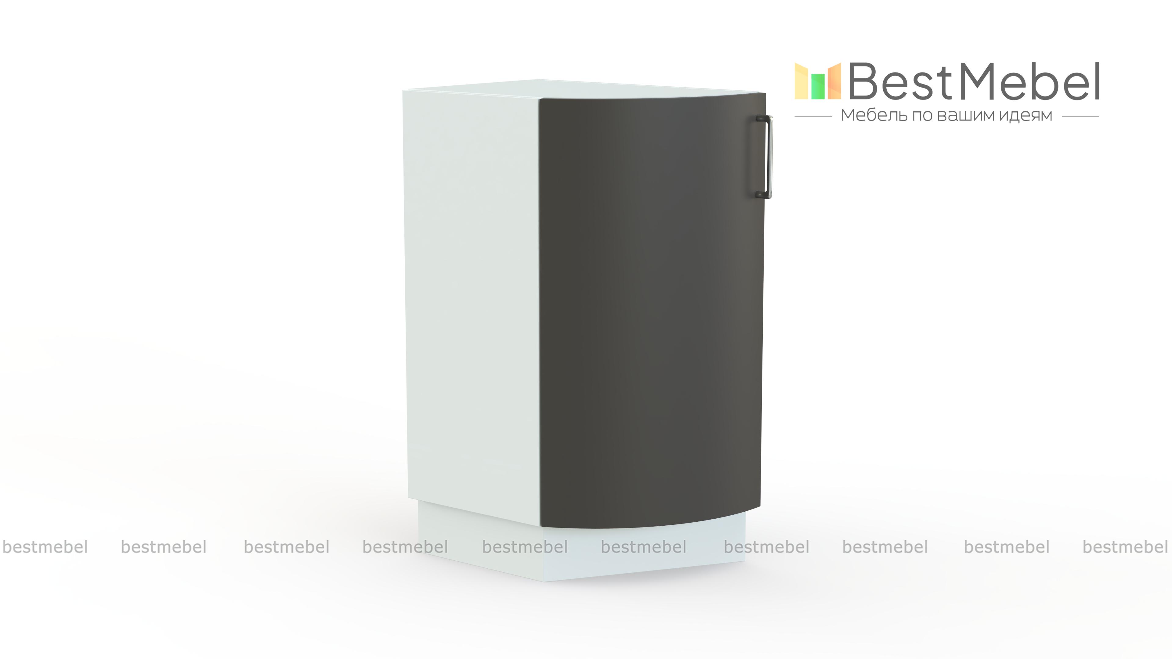 Стол торцевой радиусный Арт BMS - Фото