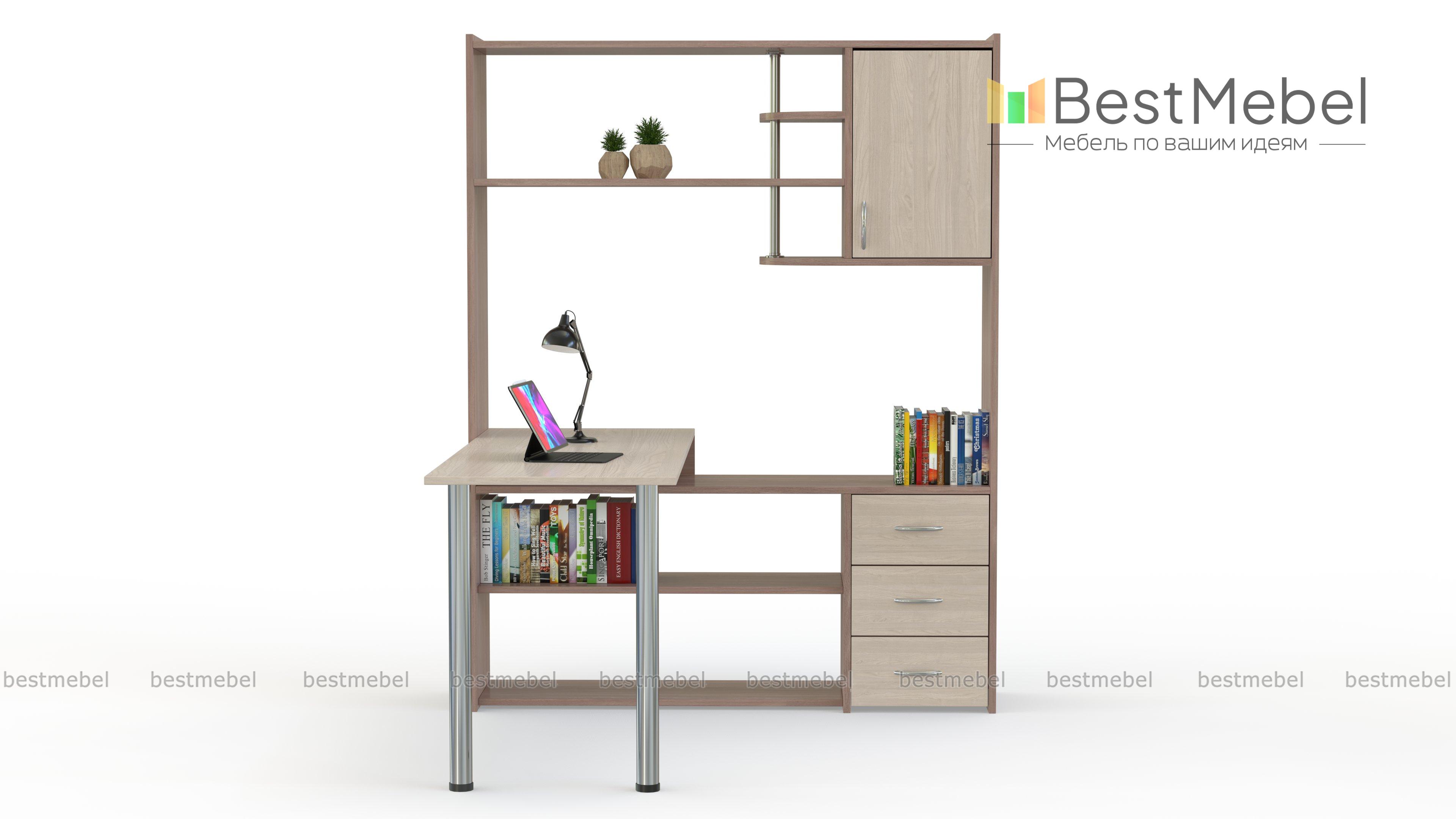 Угловой компьютерный стол Дональд-23 BMS - Фото