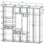 Чертеж Прихожая Кэрри 7 BMS