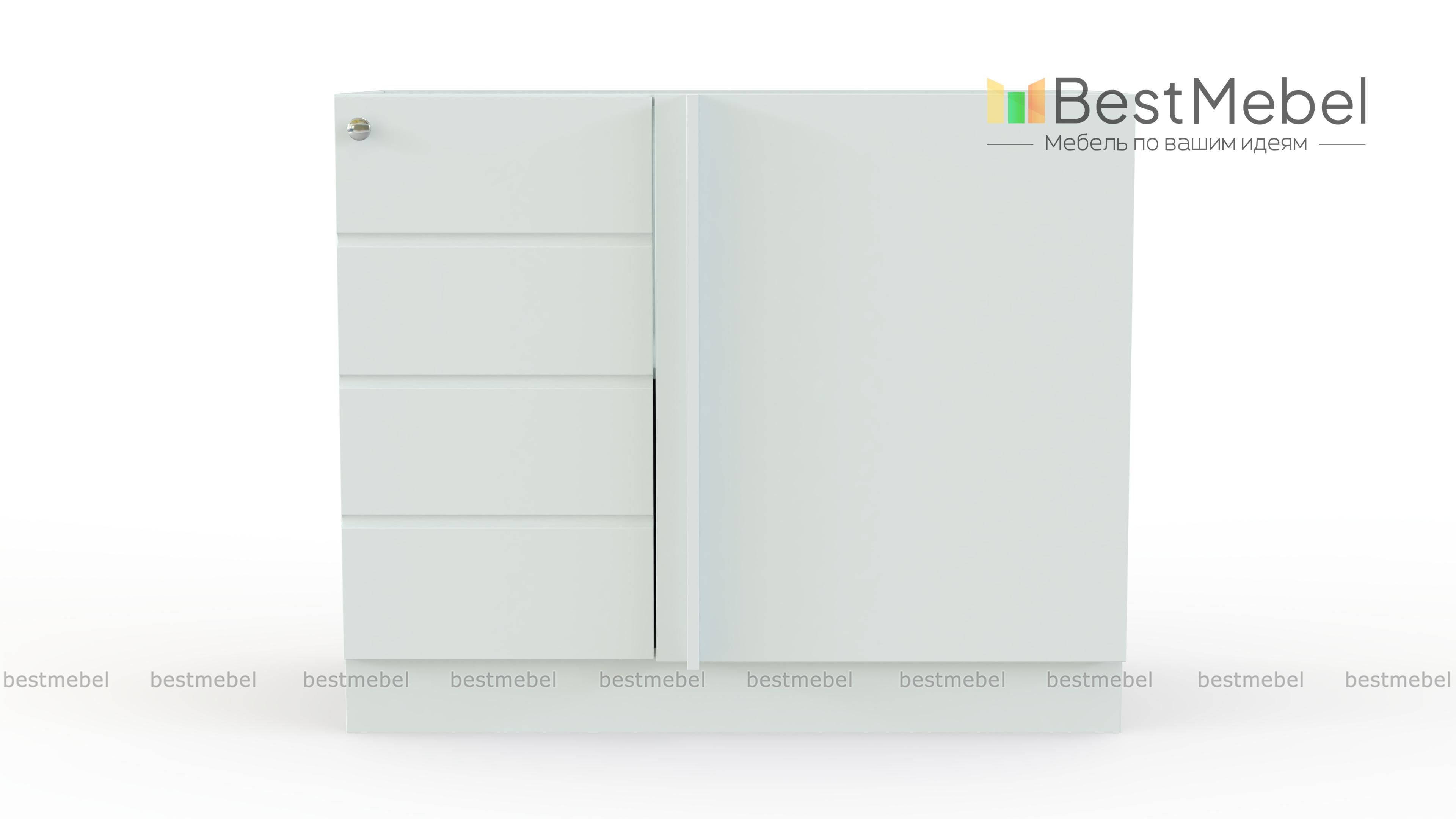 Тумба напольная угловая Квадро BMS - Фото