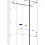 Схема сборки Шкаф 2-х дверный Атлантис BMS