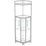 Тумба угловая Классико 11 BMS