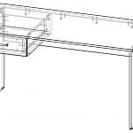Чертеж Стол Эконом-New BMS