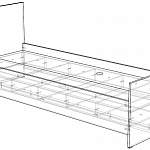 Чертеж Кровать Опен 1 BMS