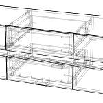 Чертеж Тумба под ТВ Azteca S205 BMS