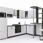 Кухня угловая с барной стойкой Камиль 3 BMS - Фото 2