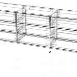 Чертеж Комод Тоскана 12 BMS