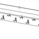 Чертеж Вешалка Стайл 1 BMS