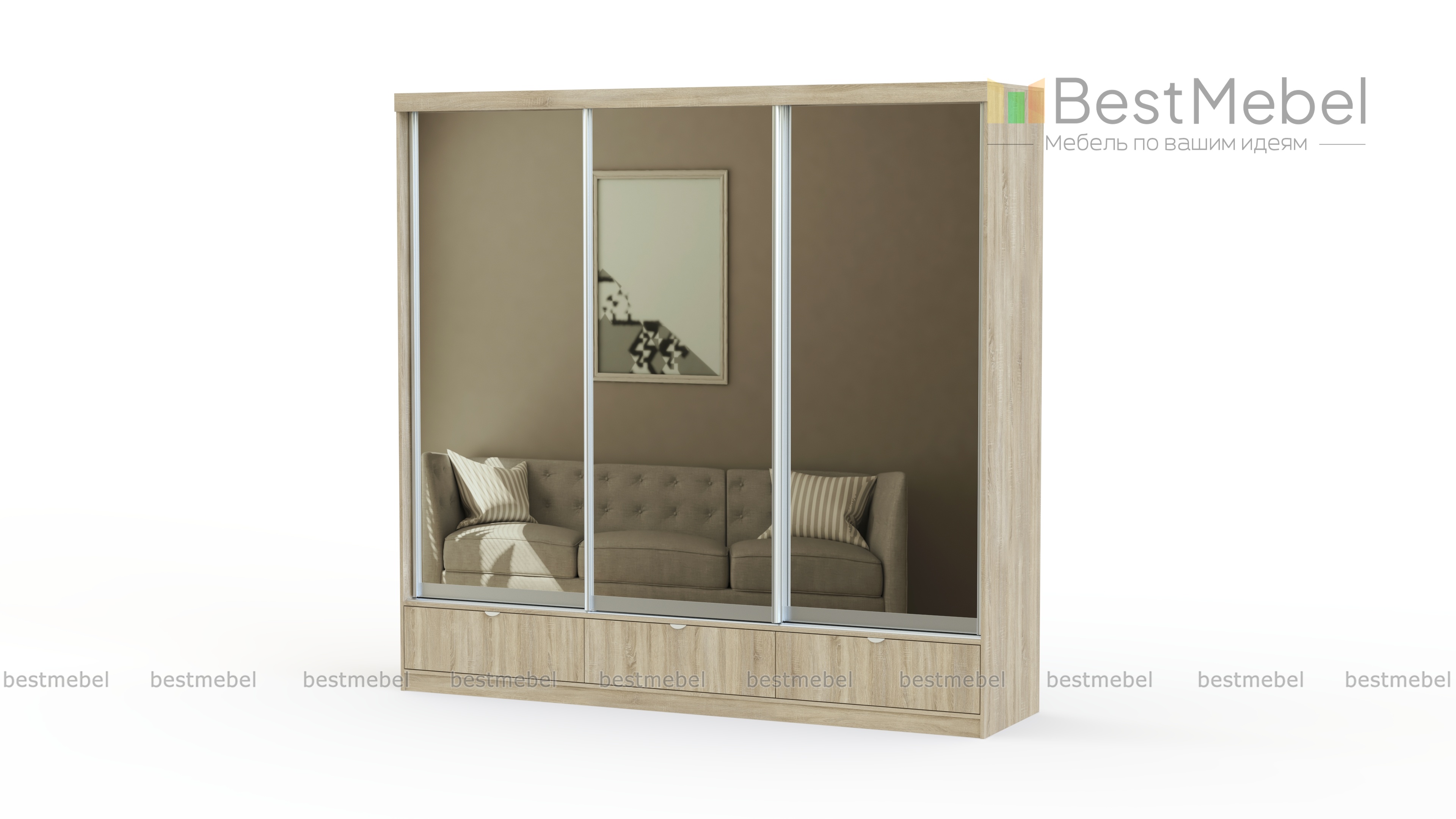Шкаф-купе Мадрид 268 BMS