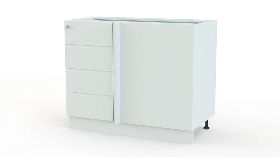 Тумба напольная угловая Квадро BMS - Фото