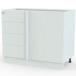 Тумба напольная угловая Квадро BMS - Фото 1