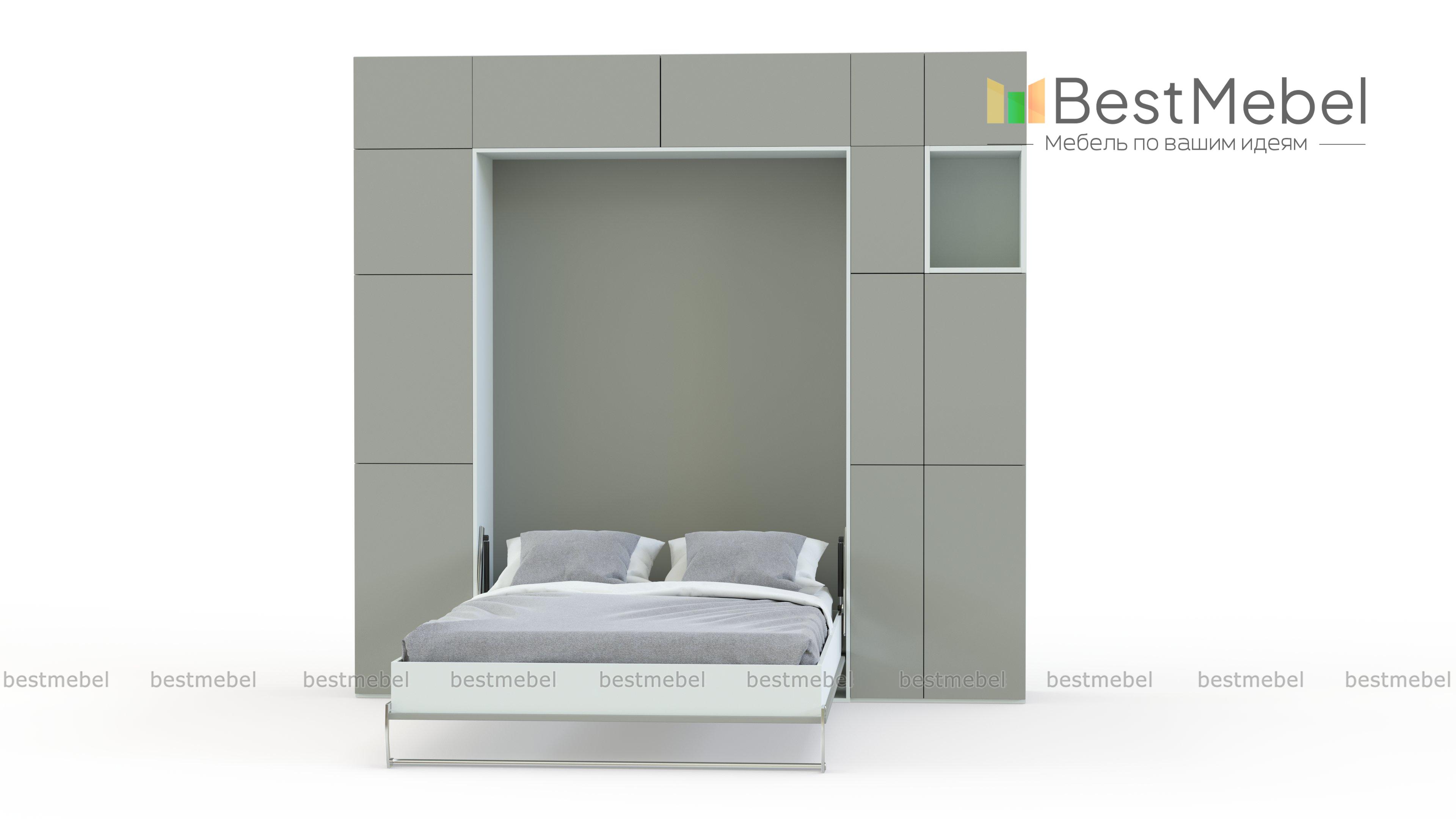 Шкаф-кровать трансформер Рубин 02 BMS - Фото