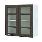 Шкаф верхний с 2-мя остекленными дверцами Европа BMS - Фото 5