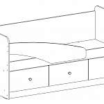Чертеж Кровать Алиса 8.1 BMS
