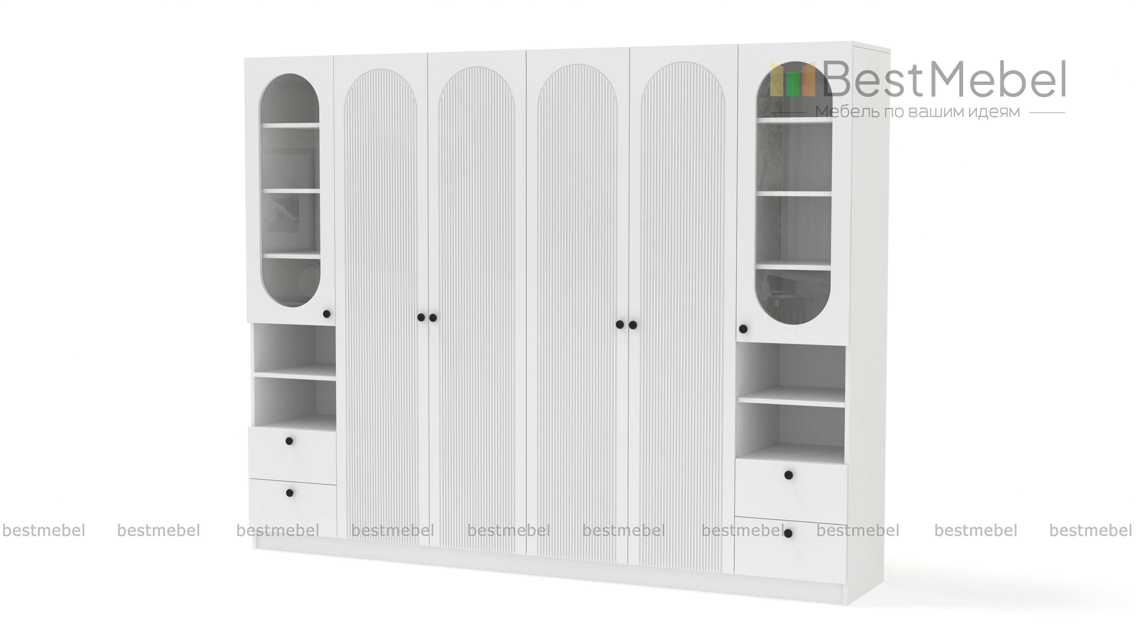 Шкаф распашной Рене 16 BMS