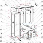 Схема сборки Прихожая Алиса 1.1 BMS