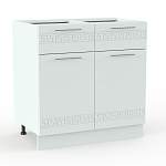 Тумба напольная 2 ящика и двери Греция BMS - Фото 3