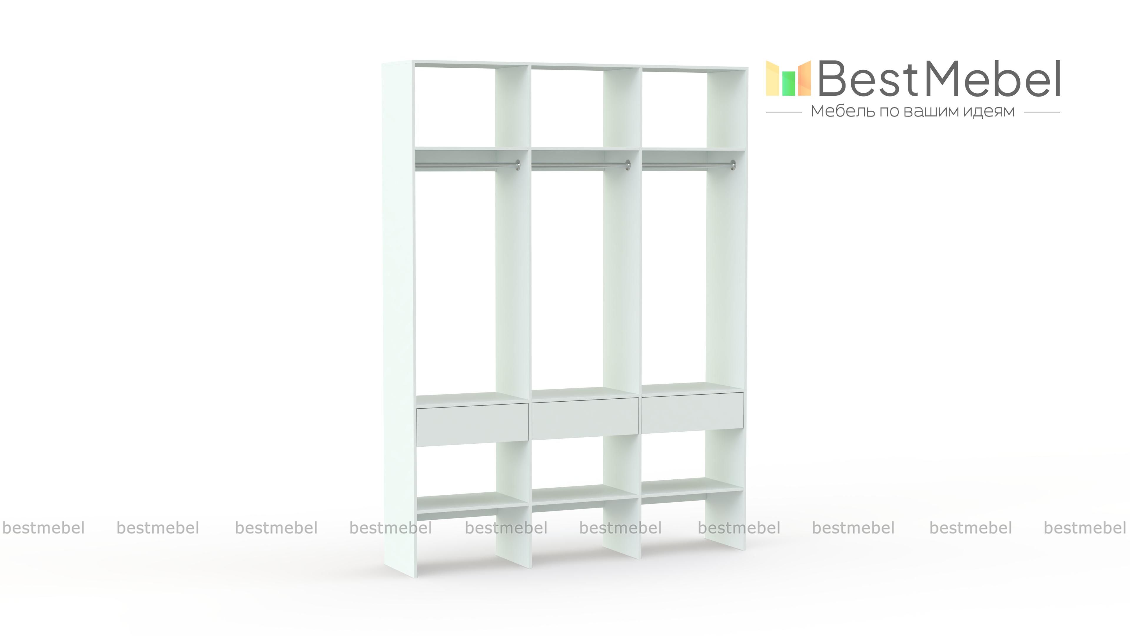 Стеллаж для одежды Мирта 51 BMS - Фото