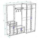 Чертеж Прихожая Дарина-10 BMS