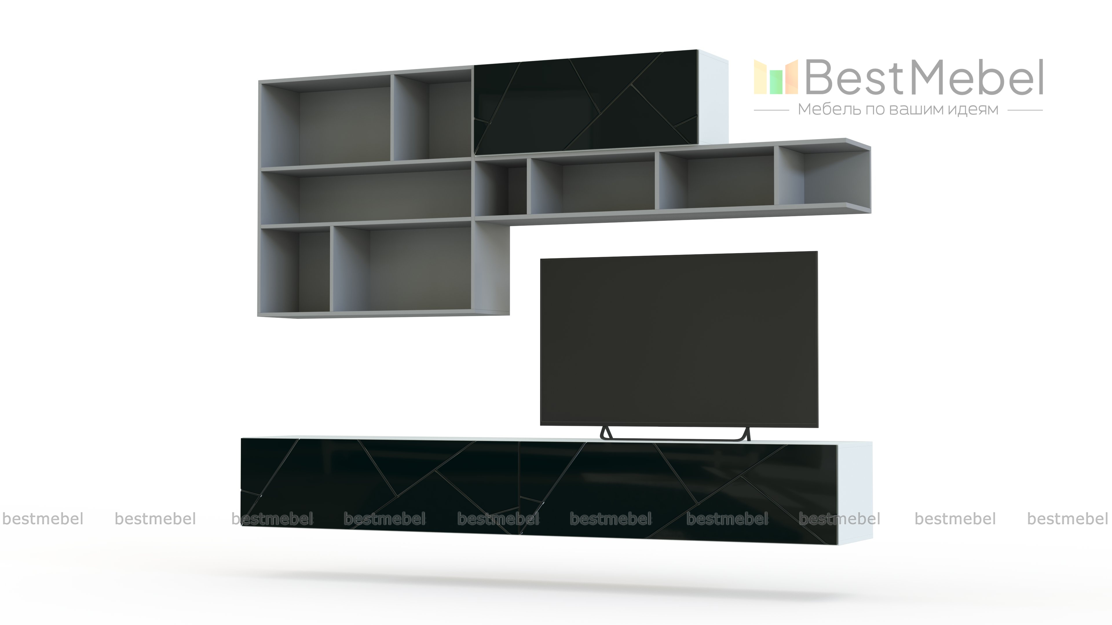 Стенка для гостиной Санни 9 BMS