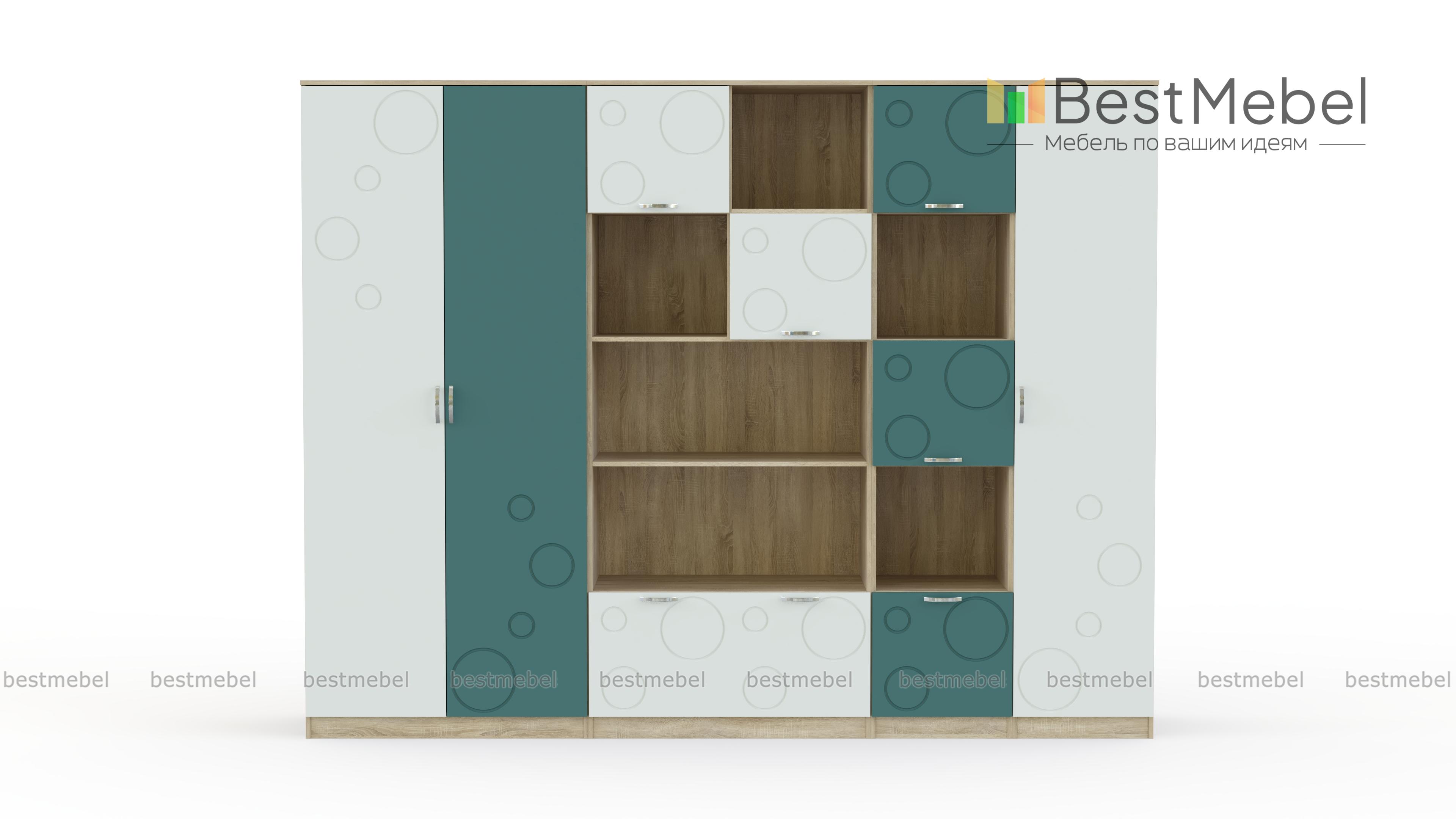 Детская стенка Спринт 1-07 BMS - Фото