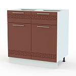 Тумба напольная 2 ящика и двери Греция BMS - Фото 4